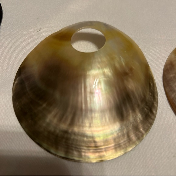 Natural Polished Mother Of Pearl Sea Shell Pendant Charm For Necklace Craft new - Picture 6 of 12